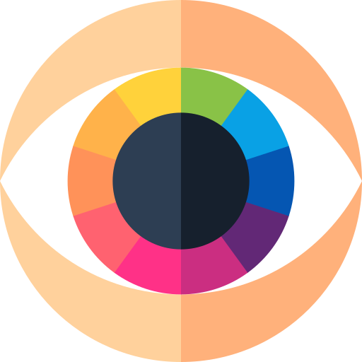 Color vision icon